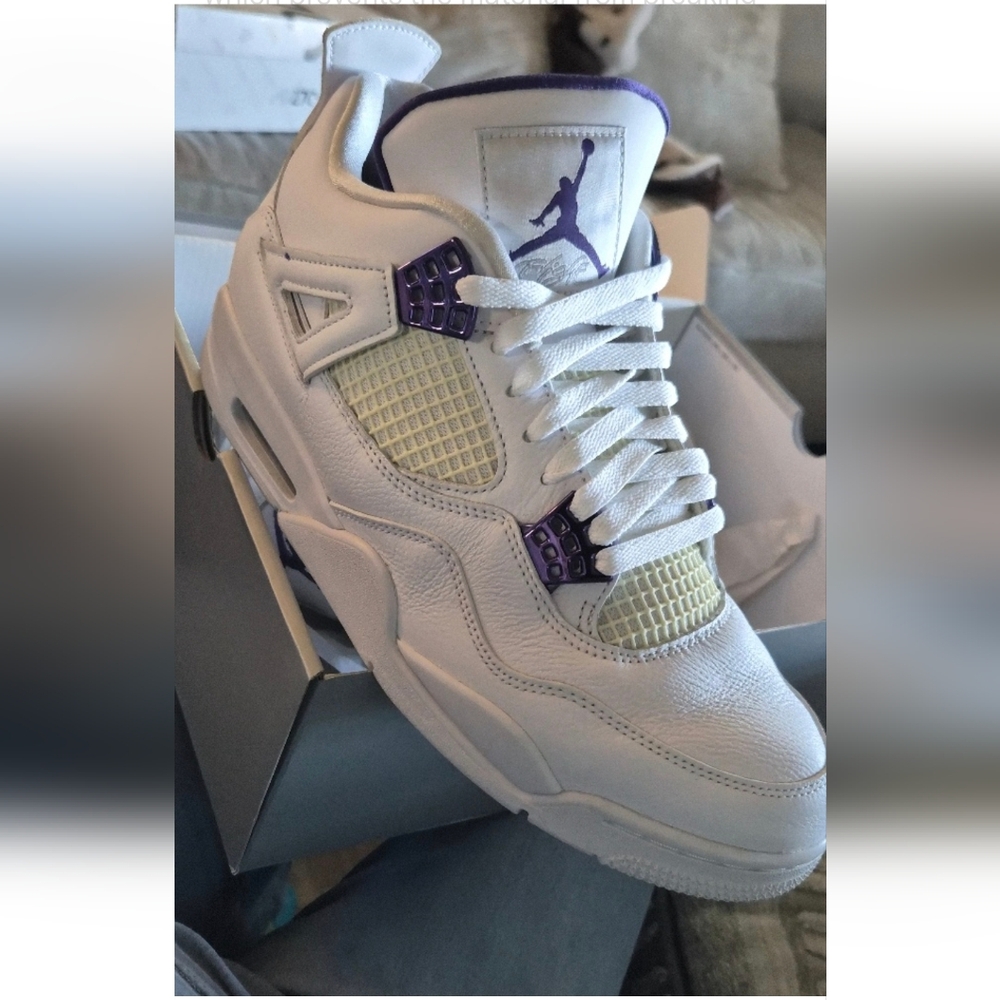 Air Jordan 4 Retro 'Purple Metallic'